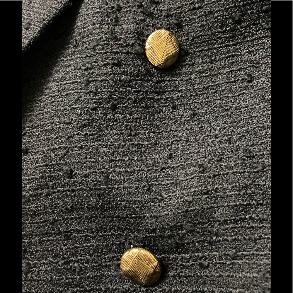 Zara Black Textured/Tweed Blazer - Picture 10 of 10